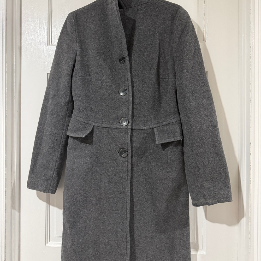 Zara Charcoal Pea Coat for Women